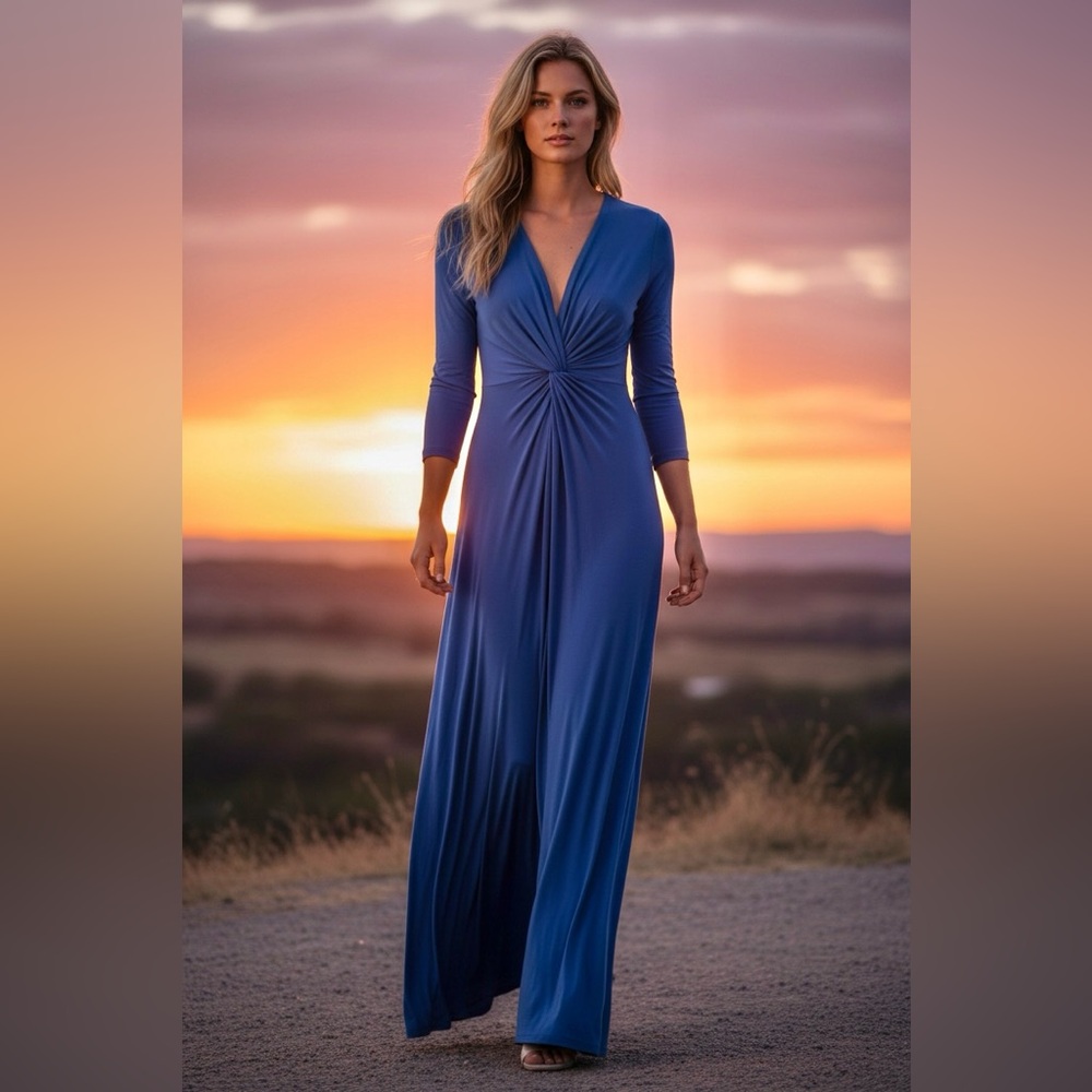 Tommy Bahama Deep Blue Maxi Dress